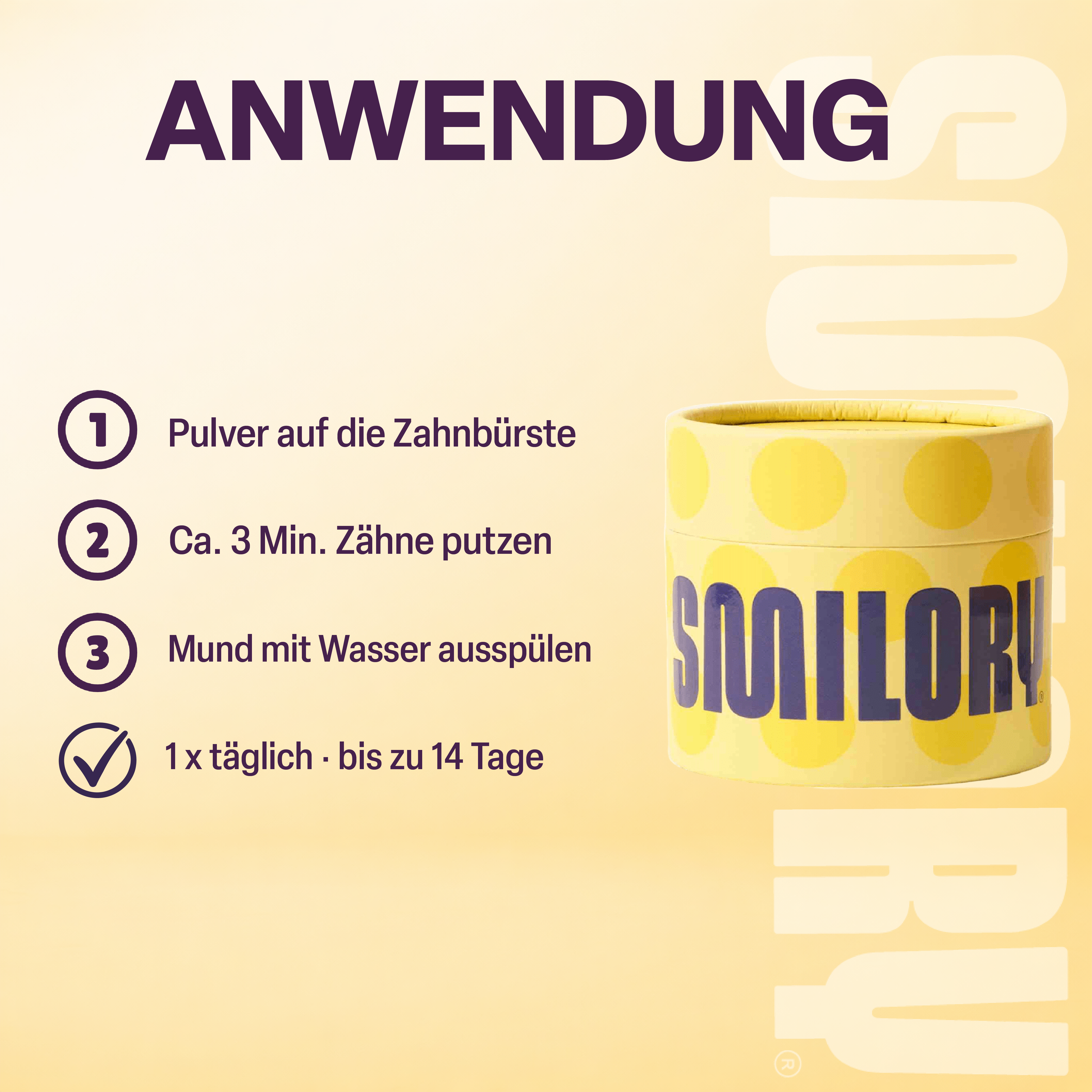 Zahnaufhellungspulver - SMILORY®