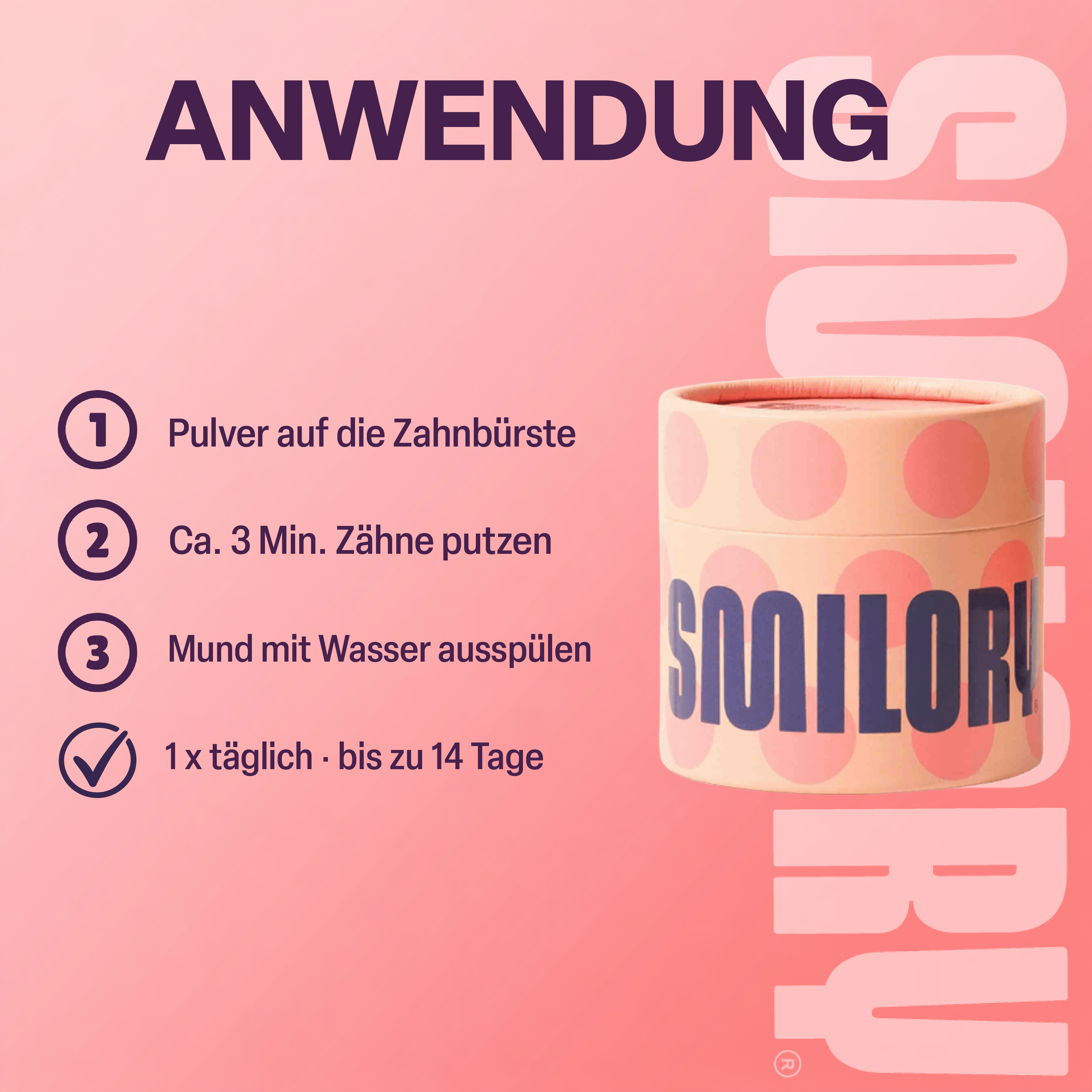 Zahnaufhellungspulver - SMILORY®