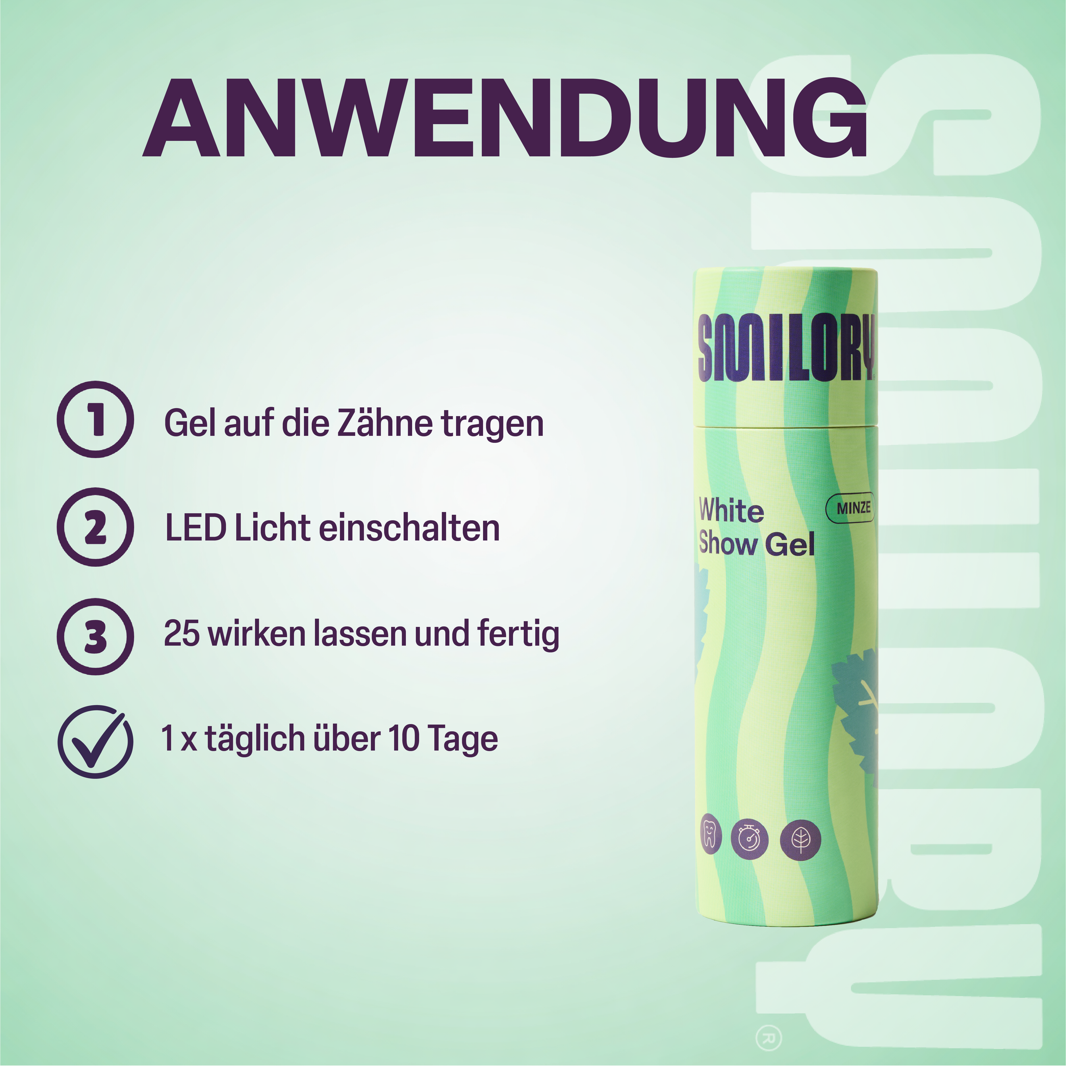 Zahnaufhellungsgel (White Show) - SMILORY®