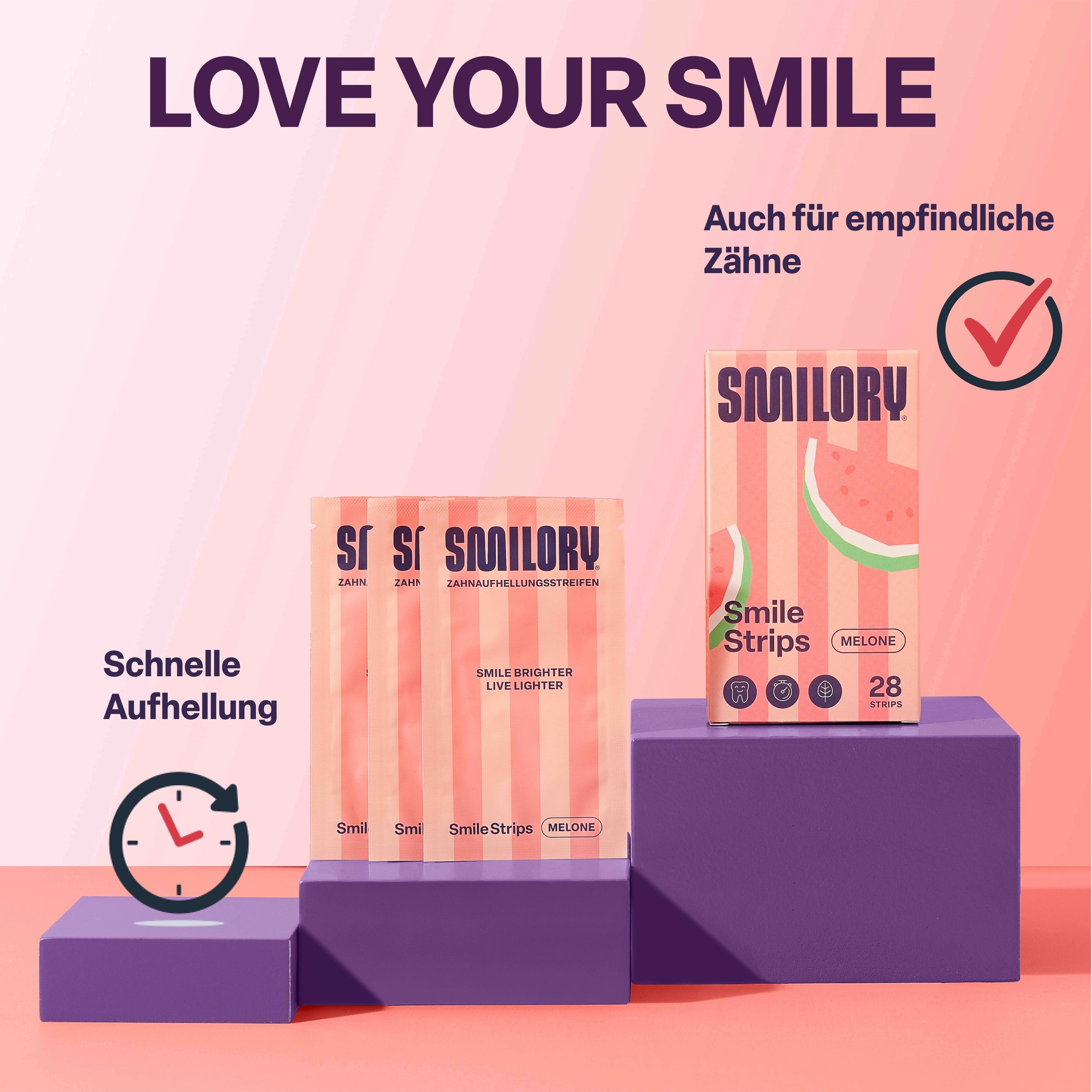 Zahnaufhellungsstreifen - SMILORY®