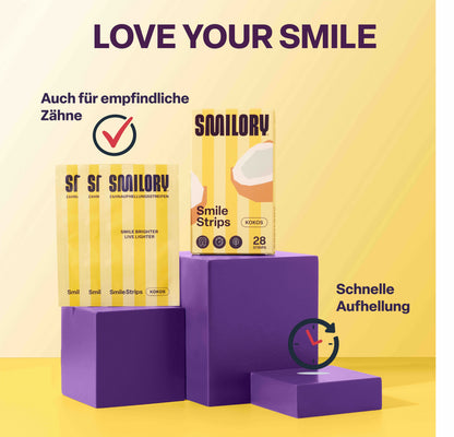 Zahnaufhellungsstreifen - SMILORY®